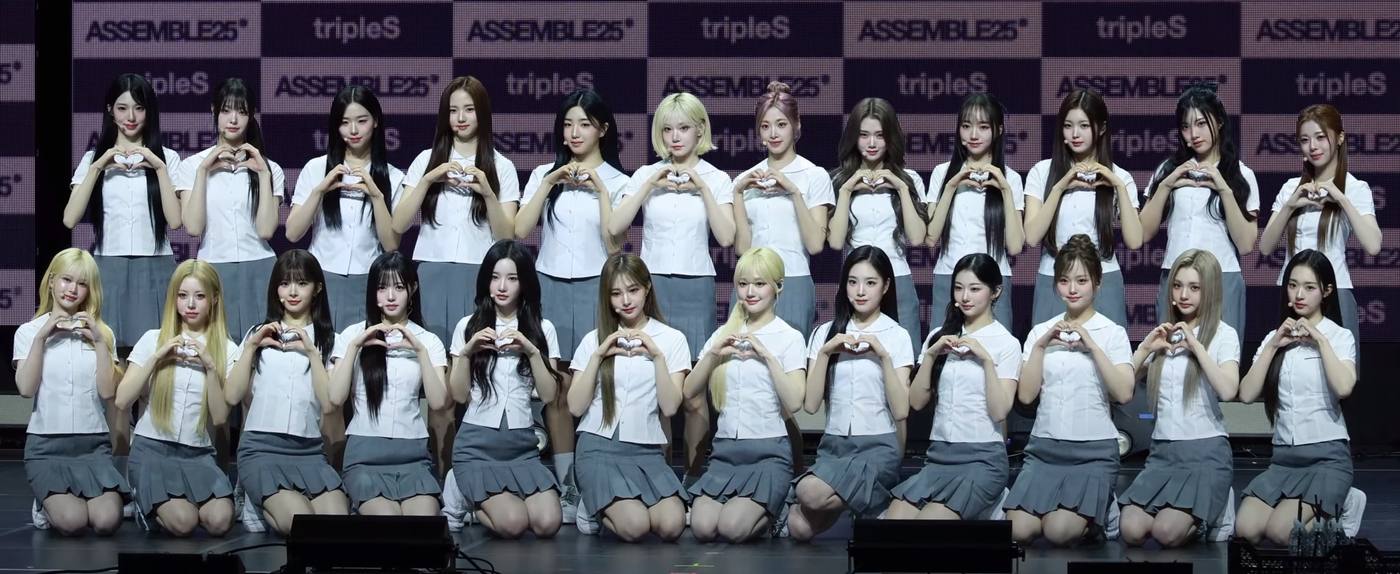 tripleS group photograph, 12 May 2025. Wikimedia Commons.